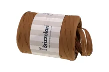 Wstążka z rafii matowa 6802 5mm x 200m - 32 ciemna. naturalny