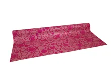 Floristická fólie 50cm x 9,1m - serc-duo 37\5-STARORŮŽOVÁ Floristická fólie 50cm x 9,1m - serc-duo 37\5-STARORŮŽOVÁ