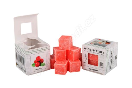 Vonný vosk do aromalámp Scented cubes - cranberry