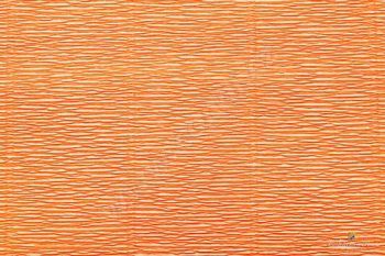 Krepový papír 180g role 50cm x 2,5m - tm. Oranžová 581