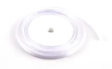 Stuha saténová 0.65cm x 23m 1 BÍLÁ Stuha saténová 0.65cm x 23m 1 BÍLÁ