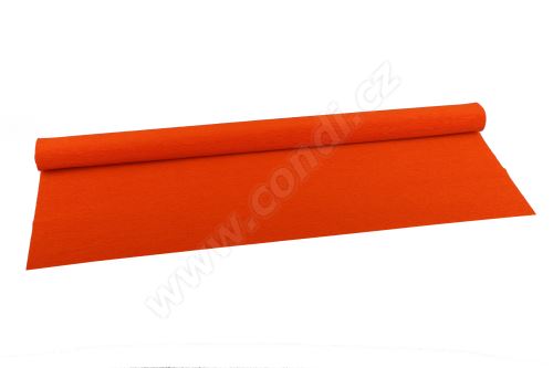 Krepový papír 90g role 50cm x 1,5m - 374 orange