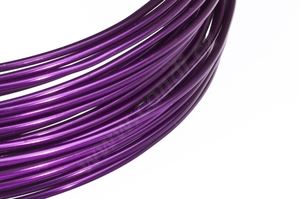 Dekoračné drôt hliníkový - fialový