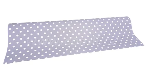 Folia florystyczna w kropki 50cm x 9,1m 13 liliowa