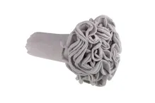 Krepový kornout 25cm x 2,5m 20E/7-SV. ŠEDÁ