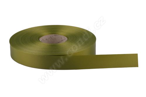 Plastová PP stuha Senza flange 6800 E line 1,9 cm x 100 m - 11 olivovo zelená