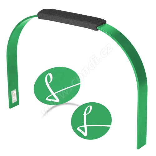 Výměnný set  černý se zelenou - LIEBLINGSKORB handle set black grün
