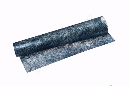 Vianočný metalická tkanina long fiber - metal 30cm x 4,6m tyrkysová