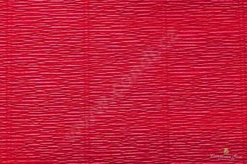 Krepový papier 180g role 50cm x 2,5m - tm. červená 586