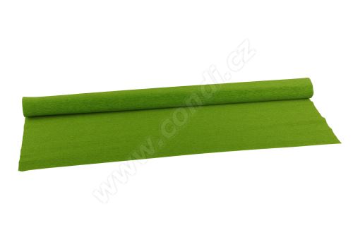 Krepový papír 90g role 50cm x 1,5m - 396  apple green