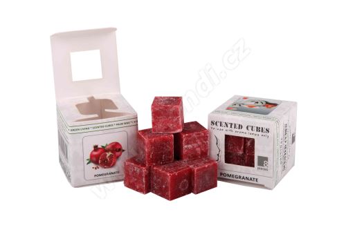 Vonný vosk do aromalámp Scented cubes - pomegranate