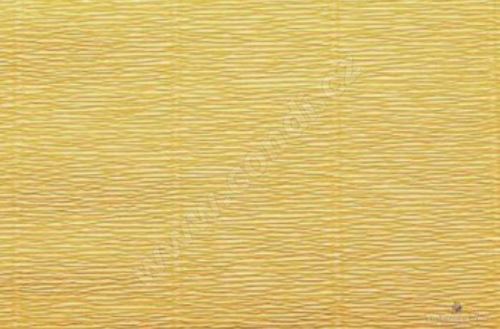 Krepový papier 180g role 50cm x 2,5m - žltozelený 579