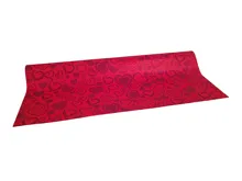 Floristická fólie 50cm x 9,1m - serc-duo 22\17-ČERVENÁ Floristická fólie 50cm x 9,1m - serc-duo 22\17-ČERVENÁ