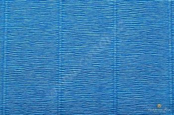 Krepový papír 180g role 50cm x 2,5m - modrá 557